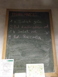 Im Mai gibt es schon das eine oder andere frisch vom Feld